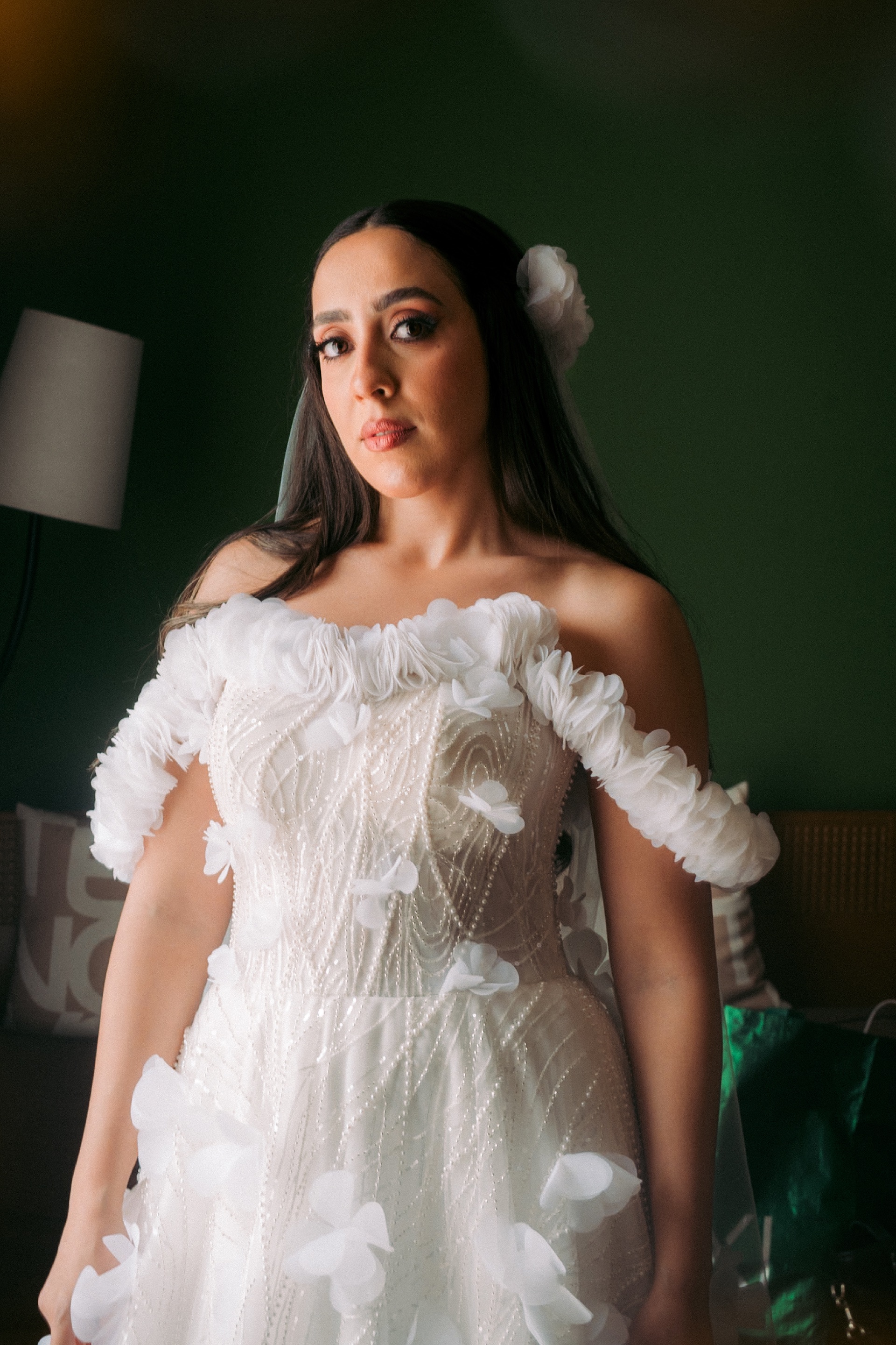 Luna · bride portrait edited with Visualz AI
